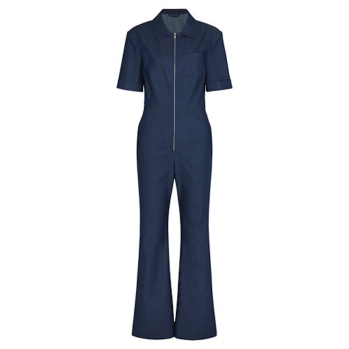 all-in-one flare jumpsuit